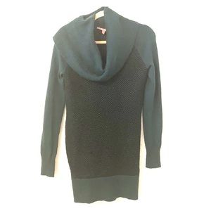 Candie’s cowl neck sweater dress
